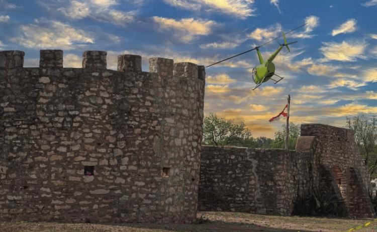 ABOVE- The Menard News &amp; Menard Youth Initiative's Good Friday Helicopter Easter Egg Drop at the Presidio was another big hit. Thank you to Lee Callan for piloting the Easter Bunny! See more egg-cellent photos, like this one by Sandy Kothmann, on page 8.