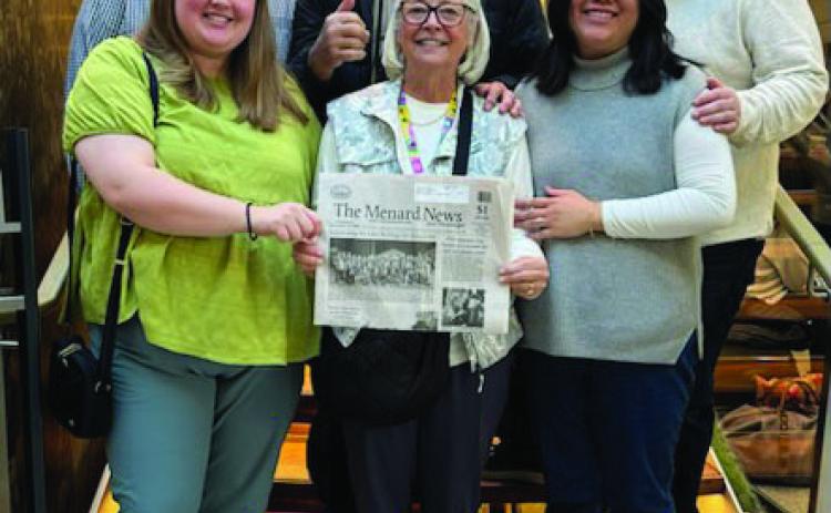 LEFT- The Treadwell family made memories on a Viking River Cruise from Amsterdam, Netherlands to Basel, Switzerland with The Menard News in tow.