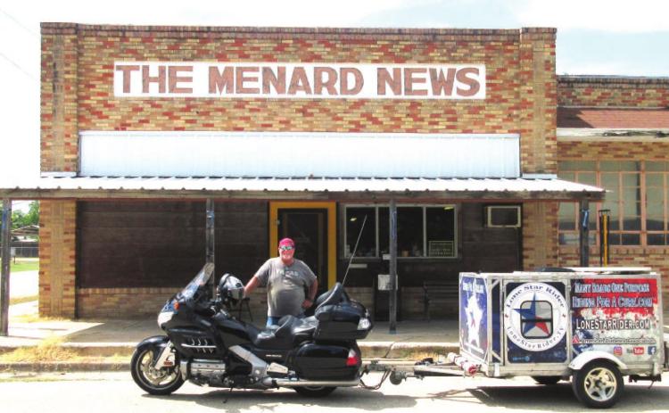 Rex Covington, pictured above with his home on wheels, rode 20,000 miles in 2018 and 26,000 miles the 2019 in a quest to raise money and awareness for the American Diabetes Association.