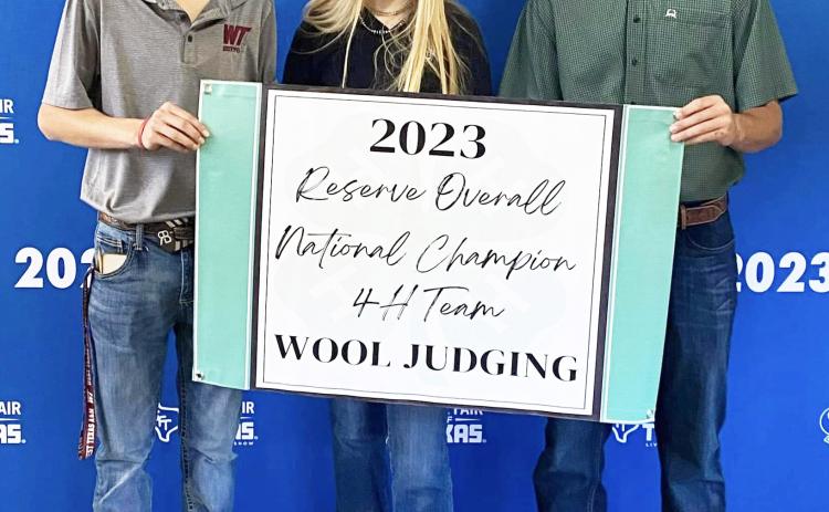 Menard kids claim a top spot at national wool judging