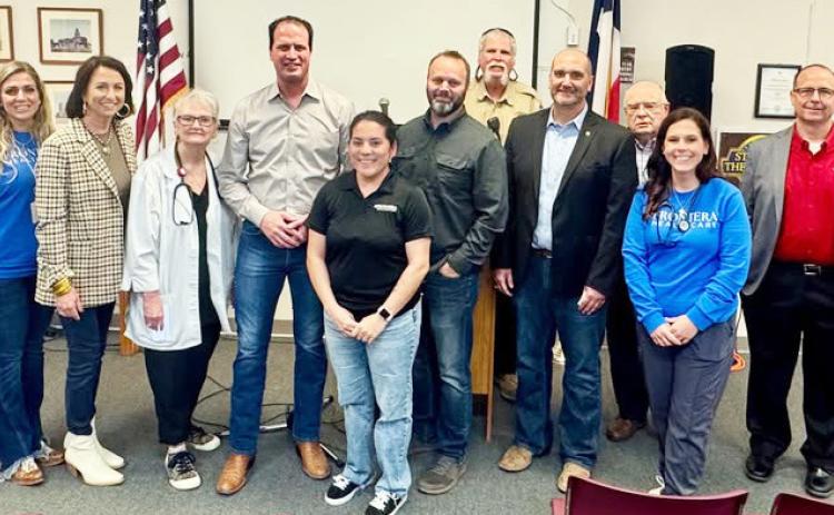 Pfluger holds town hall in Menard