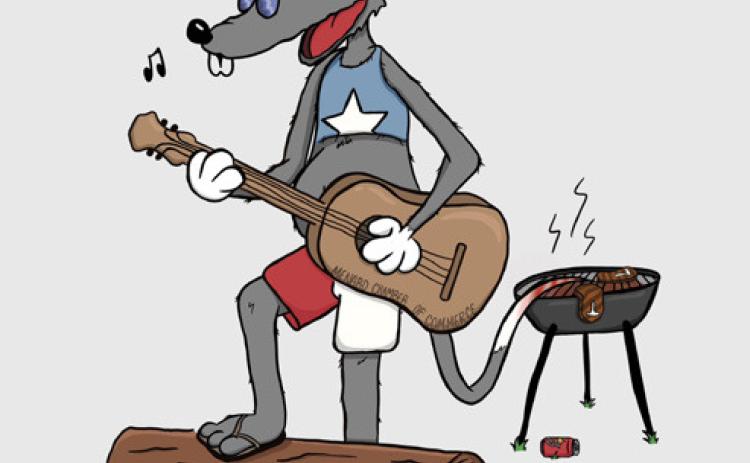 The humble River Rat, illustrated by Haleigh Cutrer, has (mostly) been embraced as a fun and lighthearted mascot for the Chamber and its events.