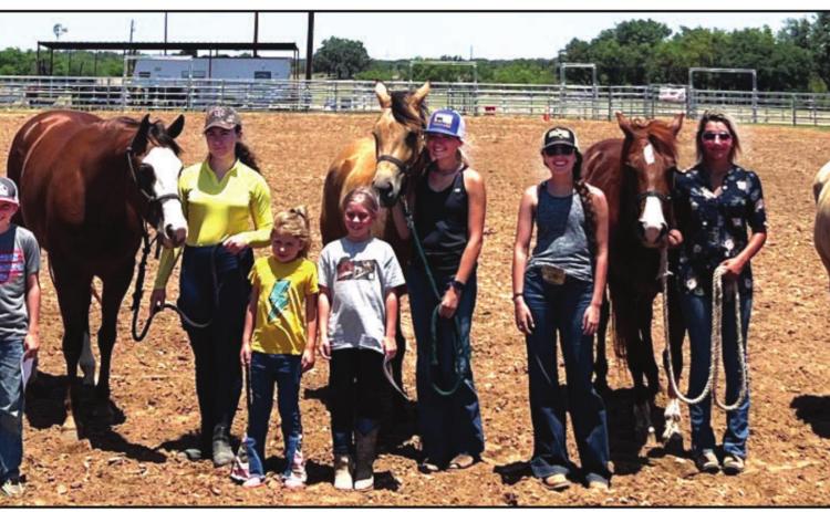 Menard 4-H Horse Club hosted Texas A & M Horsemanship Clinic June 3 & 4th at J & J Arena