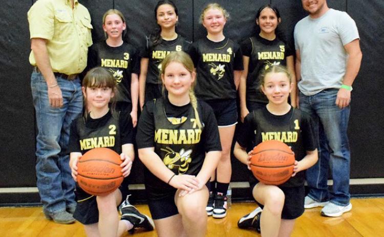5/6 grade girls are undefeated league champs