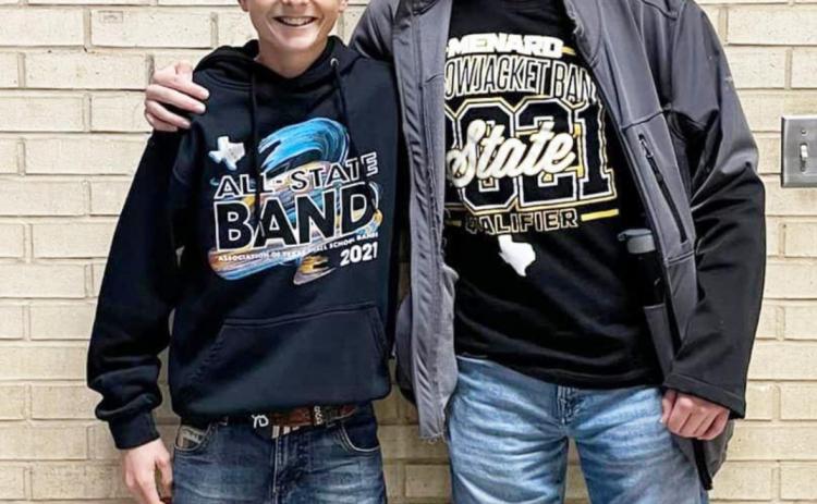 Two MHS band members audition for Region band