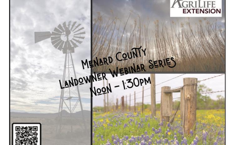 Menard landowner webiner series